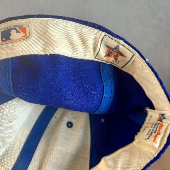 Vintage Seattle Mariners Sports Specialties Fitted Wool Hat Size 7 1/4 80s 90s - Picture 4 of 6